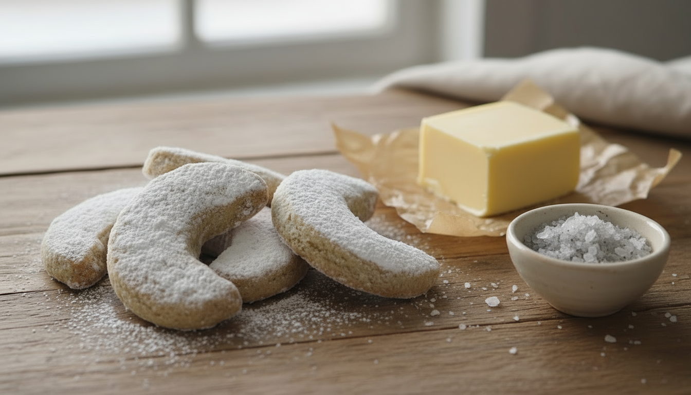 Croissants de lune - Avec fleur de sel grise
