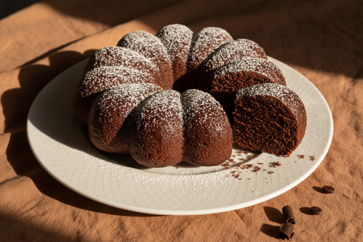 Photo professionnelle de brioche au chocolat
