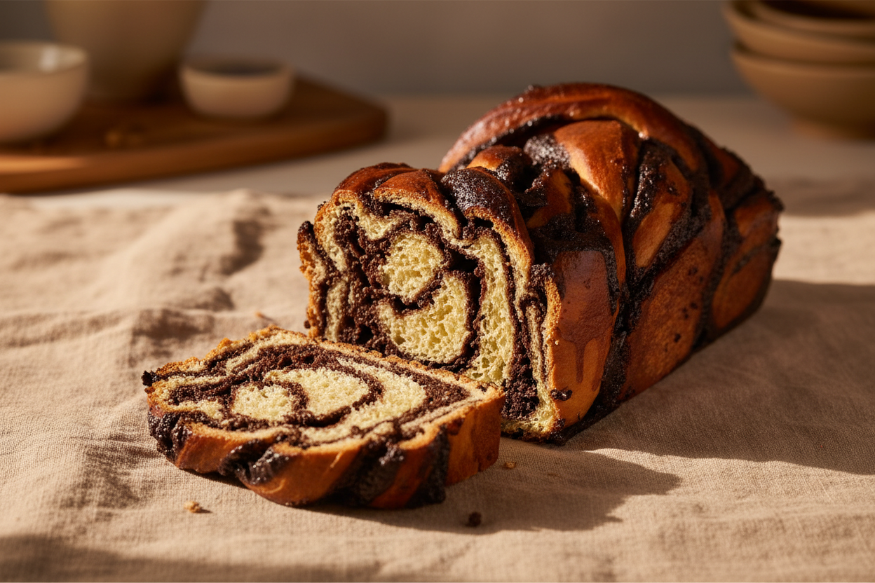 Brioche tourbillon au chocolat ✓ Non taxable