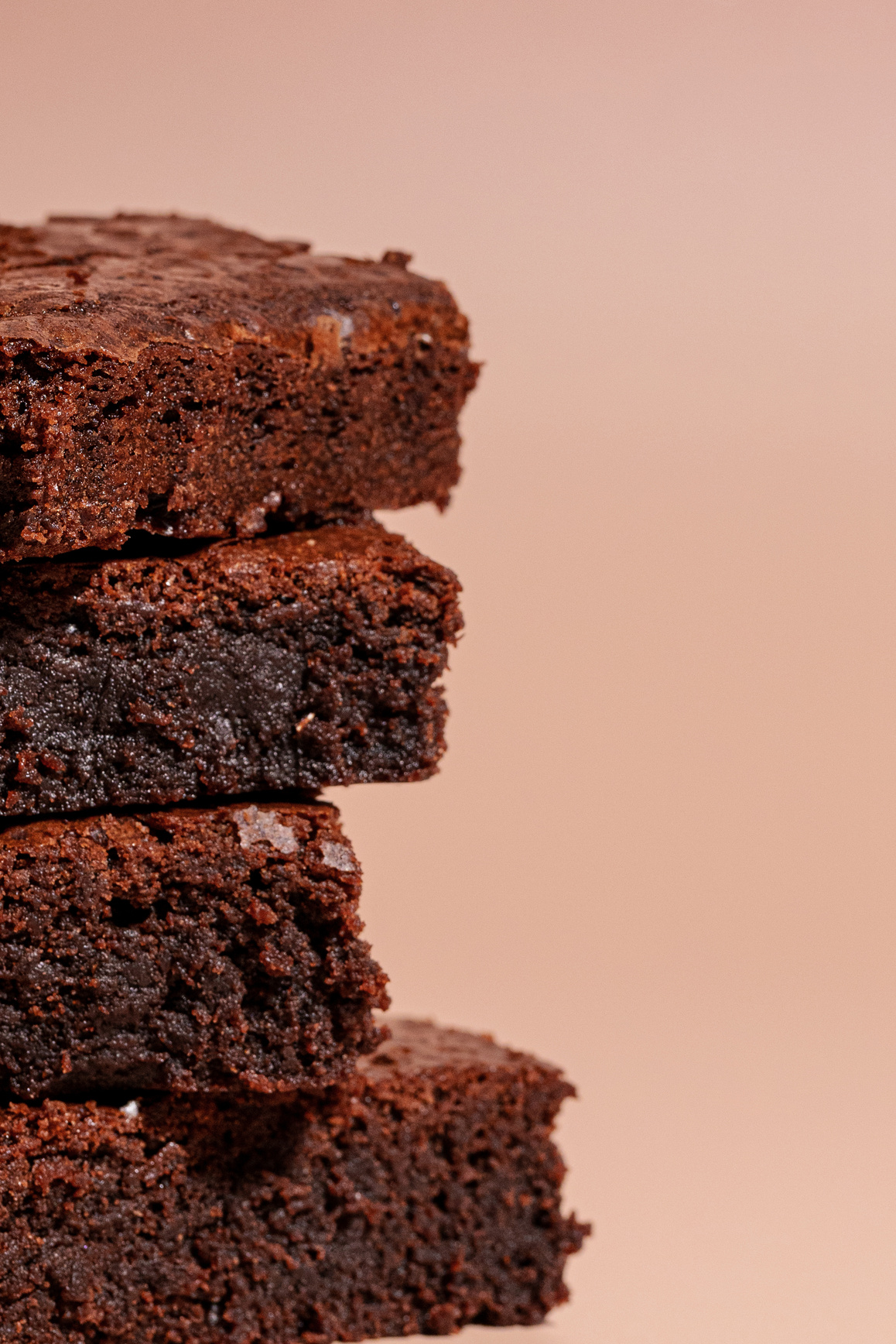 Chocolate Editorial Stack of Brownies